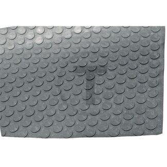 GRANIT Mat met platte noppen 1200 mm, dikte 3 mm, nophoogte 1 mm - per meter