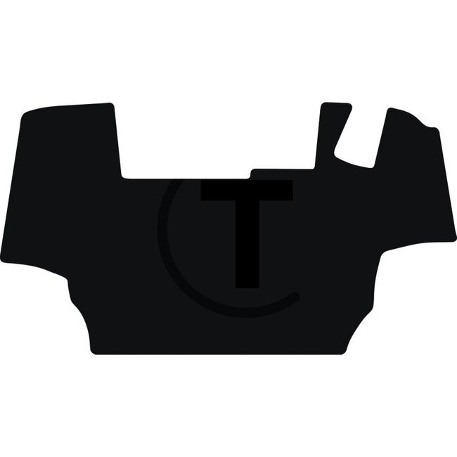 GRANIT Floor mat velour black