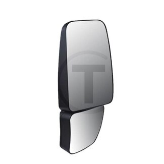 GRANIT Modular mirror left | 424 x 191 mm | rod Ø 18 - Ø 25 mm