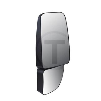 Modular mirror left | 424 x 191 mm | rod Ø 18 - Ø 25 mm