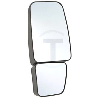 GRANIT Spiegel rechts | 424 x 191 mm | stang Ø 18 - Ø 25 mm