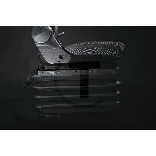 PROBOSS Tractor seat AS1480 air suspended fabric 12 V, seat width 480 mm | AS1480