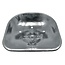 GRANIT Bucket seat metal unpadded back height 140 mm, seat width 480 mm