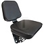 GRANIT Passenger seat PVC, black, seat width 350 mm