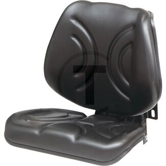 GRANIT Bijrijderszitting PVC zwart opklapbaar, zittingbreedte 470 mm