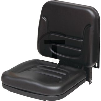 GRANIT Bijrijderszitting PVC zwart opklapbaar, zittingbreedte 390 mm