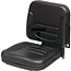 GRANIT Passenger seat PVC, black folding, seat width 390 mm