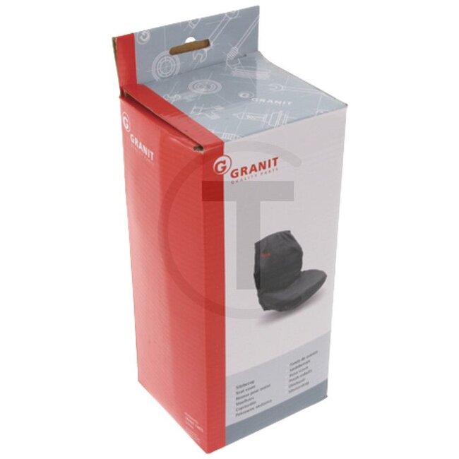 GRANIT Seat cover, standard black 60 x 43 cm, back 60 x 50 cm