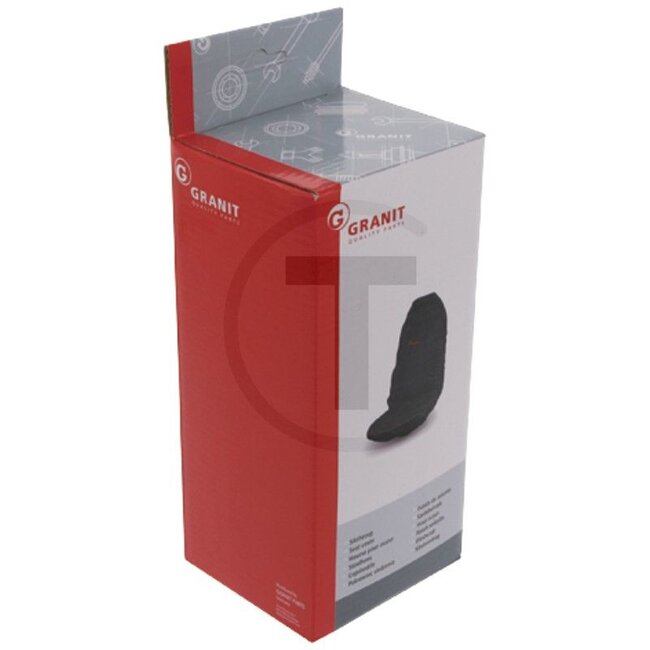 GRANIT Sitzbezug schwarz Für Airbag 54 x 47 cm, Rücken 58 x 82 cm | 2240/00114