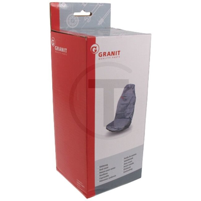 GRANIT Stoelhoes grijs 75 x 60 cm, rug 74 x 73 cm | 2400/0107