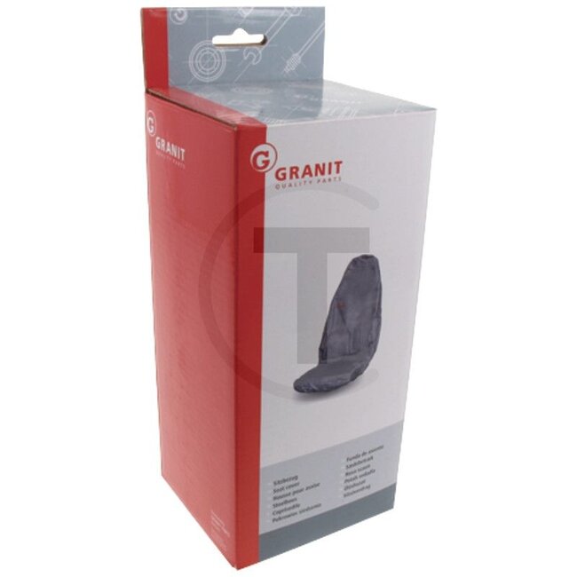 GRANIT Stoelhoes grijs (niet voor stoelen met airbag geschikt) - 24000109 | Breedte: 52 cm | Diepte: 48 cm | Rugbreedte: 55 cm | Rughoogte: 81 cm