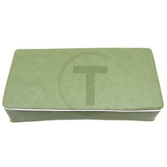 GRANIT Side cushion green PVC 48 x 25 cm