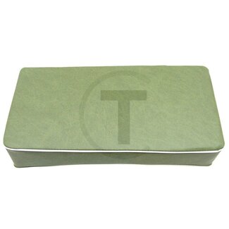 GRANIT Zijdelings kussen groen PVC 48 x 25 cm