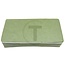 GRANIT Side cushion green PVC 48 x 25 cm