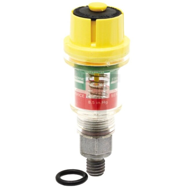 Parker Filter change indicator - 0.900.0456.2, 0.900.1359.3, 1931137, 2854796, 2855756, 3780299M1, 3780931M1, 4224701M2, 4275626M1, 4275627M1, 4280423M1, 4280914M1, 4280915M1, 6005020220, 6005023306, 701040A1, 702704A1, 76613839, 87801285, 87801341, 87802332, 87