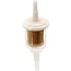 GRANIT Fuel filter connection 2x straight 6/8 mm, height 105 mm, Ø 35 mm