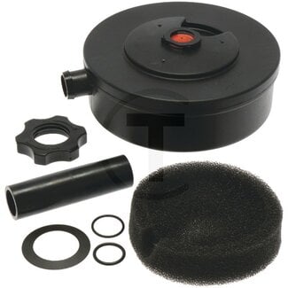 HIFI Motorontluchtingsfilter Ø 163 mm, hoogte 84 mm, draad M30 x 3