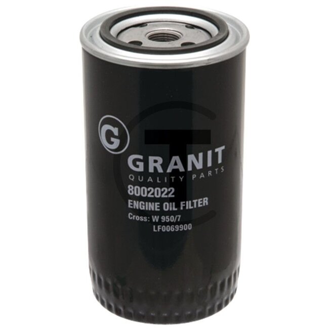 GRANIT Motoroliefilter Ø 93 mm, hoogte 177 mm, draad 3/4"-16 UNF | 1446675M91, 1447031M1, 1447031M2, 2654407
