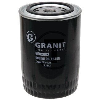 GRANIT Motorölfilter W940/1, LF3401, Ø 93 mm, Höhe 142 mm, 3/4-16 UNF