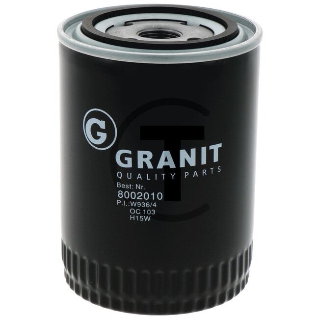 GRANIT Engine oil filter to fit as W936/4 & LF678 - 77010793, SO014, SP0808