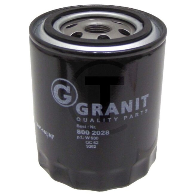 GRANIT Motorölfilter Ø 93 mm, Höhe 114 mm, Gewinde 3/4"-16 UNF | 3136459R91