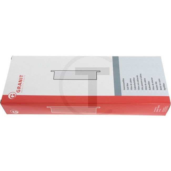 GRANIT Cab filter 472 x 124 mm, cab type MC1, CC2 | H716810130011, H716810130010, SC17814, C48140, KPG1030
