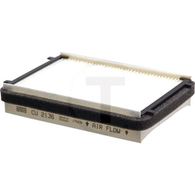 MANN-FILTER Cabinefilter CU2136 - 565CU2136, L116025, CU2136