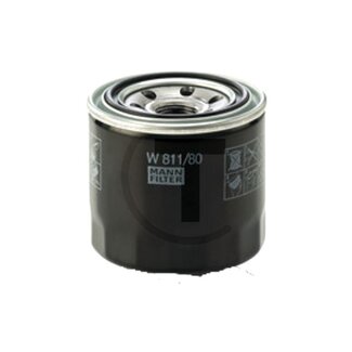 MANN-FILTER Motoroliefilter Ø 80 mm, hoogte 75 mm, draad M20 x 1,5