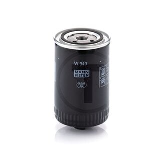 MANN-FILTER Motoroliefilter W940, LF3402, Ø 93 mm, hoogte 142 mm, 3/4-16 UNF