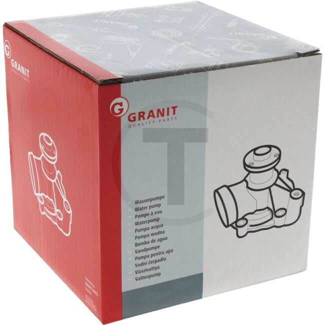 GRANIT Wasserpumpe mit Riemenscheibe und Dichtung - B509413, 716410R99, 718891R97