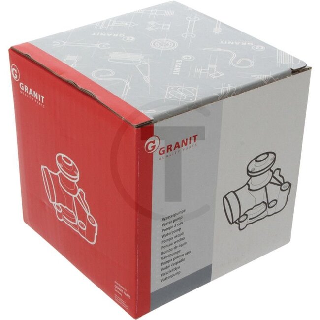 GRANIT Water pump with pulley and seal IHC, Case IH, JCB | 02/911290, 02/910997