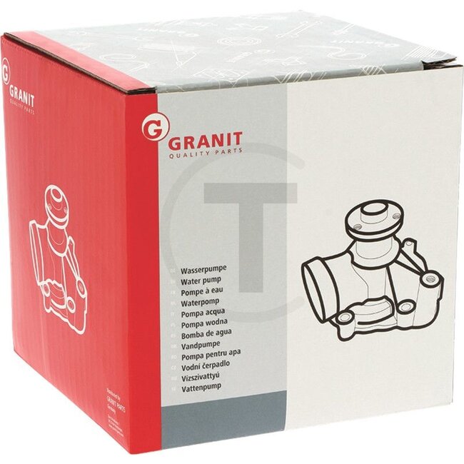 GRANIT Waterpomp met pakking Fendt Farmer 2, 2E, 2D, Fix 2, F 24W | C139200610110, F139200610110
