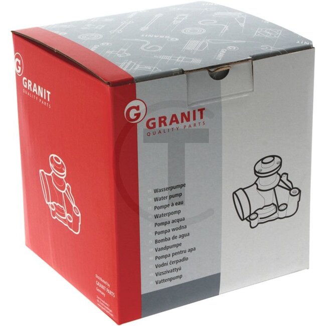 GRANIT Wasserpumpe mit Dichtung Massey Ferguson, Eicher, Landini, Manitou | 41313201, 4131A021