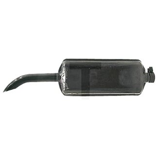 Uitlaatdemper 950 mm korte uitvoering