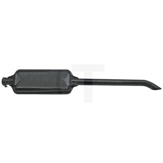 Uitlaatdemper lange uitvoering Belarus MTS 80, 82, 900, 920
