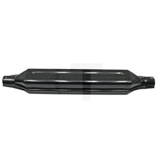 GRANIT Uitlaatdemper verticaal geëmailleerd 820 mm, binnen Ø 60 mm Fiat