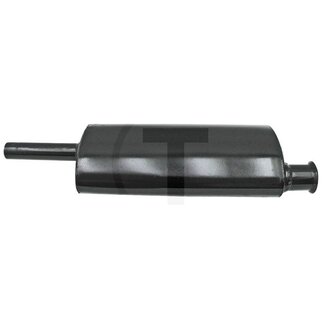 GRANIT Schalldämpfer senkrecht 775 mm, Innen Ø 62 mm, Auspuff Ø 48 mm
