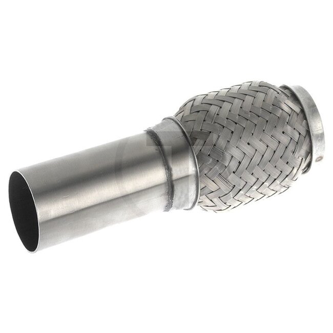 GRANIT Flexible pipe connector stainless steel - Ø 50 mm - 190 mm - With connecting pipe, one end