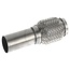 GRANIT Flexible pipe connector RVS Ø 55 mm, 272 mm, connection pipe single-sided
