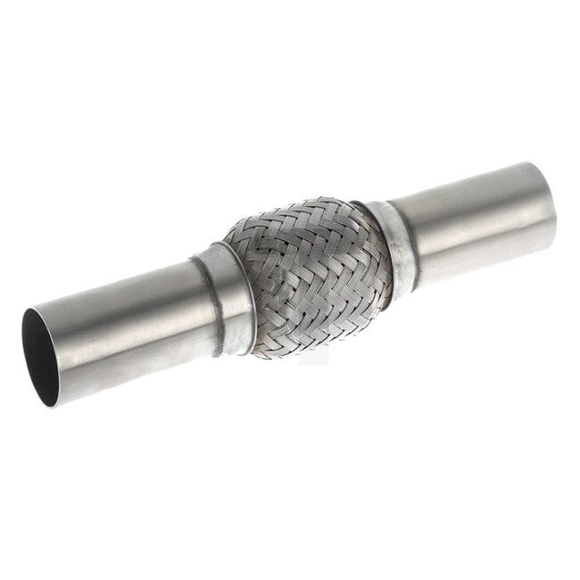 GRANIT Flexible pipe connector stainless steel Ø 63 mm - 220 mm - With connecting pipe, both ends