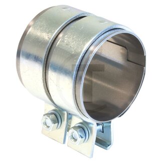 GRANIT Verbindstuk met klemmen uitlaatsysteem RVS Ø 58 mm x 90 mm