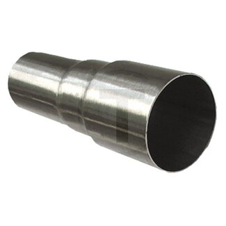 GRANIT Stepped pipe connector stainless steel Ø 50 / 55 / 57 mm | 170 mm