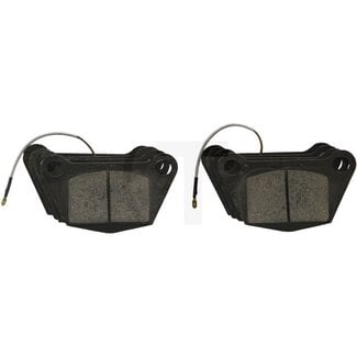 Brake pad set 155 x 18 x 90 mm, foot brake