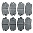 GRANIT Brake pad set foot brake 109 x 51 mm, thickness 17 mm Merlo