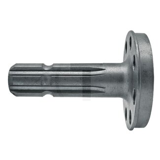 GRANIT Zapfwellenendstück 136 mm, 1 3/8 Zoll 6 Nuten, 8 Bohrungen