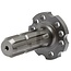 GRANIT PTO shaft end piece 120 mm, 1 3/8" 6 splines, 8 bores, 540 rpm.