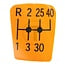 Gearshift pattern Fendt 5-312 (Typ 199), GT 350-395