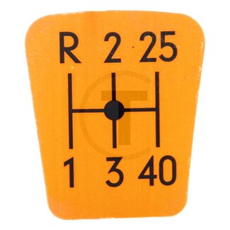 GRANIT Symbole pour pommeau de levier de vitess