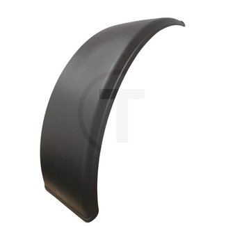 GRANIT Spatbord kunststof 1090 x 350 mm, radius 650 mm, randhoogte 45 mm