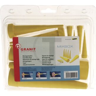 GRANIT SP - MIX BOX servicepluggen 1 - 10, 4 - 22, 12 - 42 mm - 10 stuks